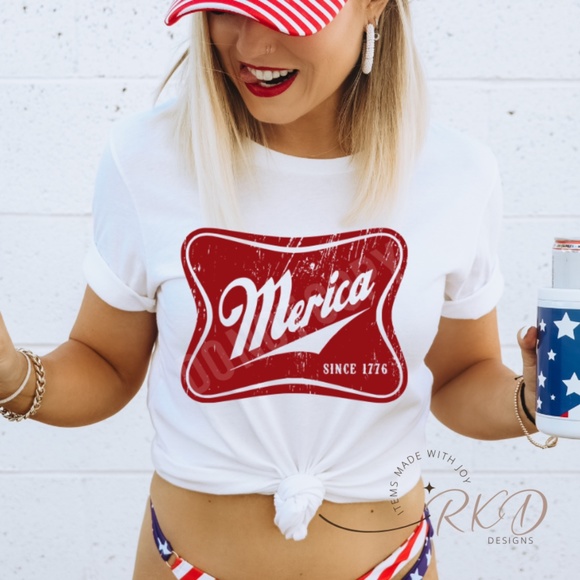 4th of July, America Womens Shirt - Picture 1 of 3